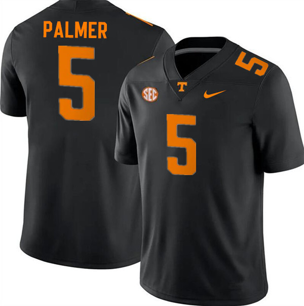Tennessee Volunteers #5 Joshua Palmer College Football Jerseys Stitched Sale-Black